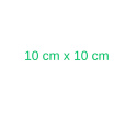 Kompres włókninowy, niejałowy 10 cm x 10 cm (100 szt.) NONVI lux