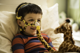Maska Wisp Pediatric, pediatryczna, z portem wydechowym