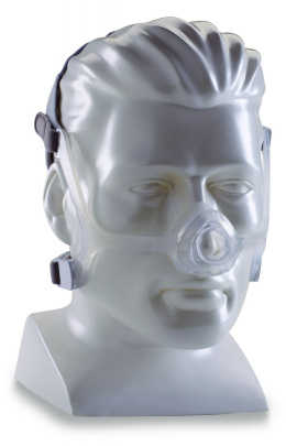 Maska Wisp z uprzężą z silikonu, z portem wydechowym