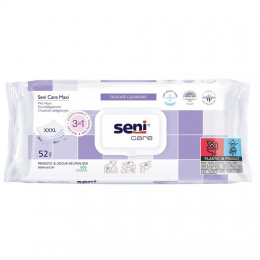 SENI CARE chusteczki pielęgnacyjne Seni Care Maxi 3w1 (52 sz