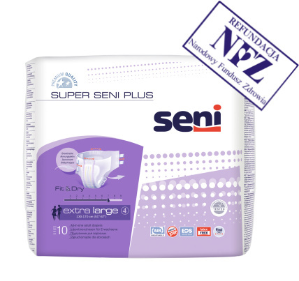 Super Seni Plus, rozmiar XL, 10 sztuk