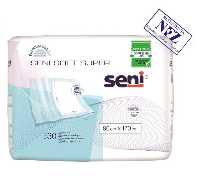 Seni Soft Super, 90 x 170 cm, 30 sztuk