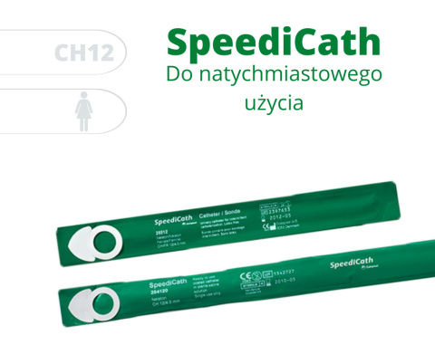 SpeediCath hydrofilowy cewnik Nelaton CH12 dla kobiet