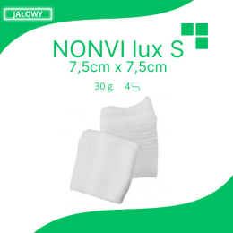 Kompres włókninowy, 7,5cm x 7,5cm (25 szt. x 5 szt.) jałowy NONVI lux S