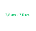 Kompres włókninowy, niejałowy 7,5 cm x 7,5 cm (100 szt.) NONVI lux