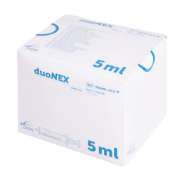 DuoNEX - strzykawka jednorazowego użytku 2-częściowa, Luer, 5ml (100 szt.)