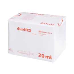 DuoNEX - strzykawka jednorazowego użytku 2-częściowa, Luer, 20 ml (50 szt.)