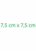 Kompres gazowy, niejałowy 7,5cm x 7,5 cm, 17N 8W (100 szt.) KOMPRI lux
