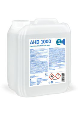AHD100 Alkoholowy preparat dezynfekcji rąk i dezynfekcji skóry 5L